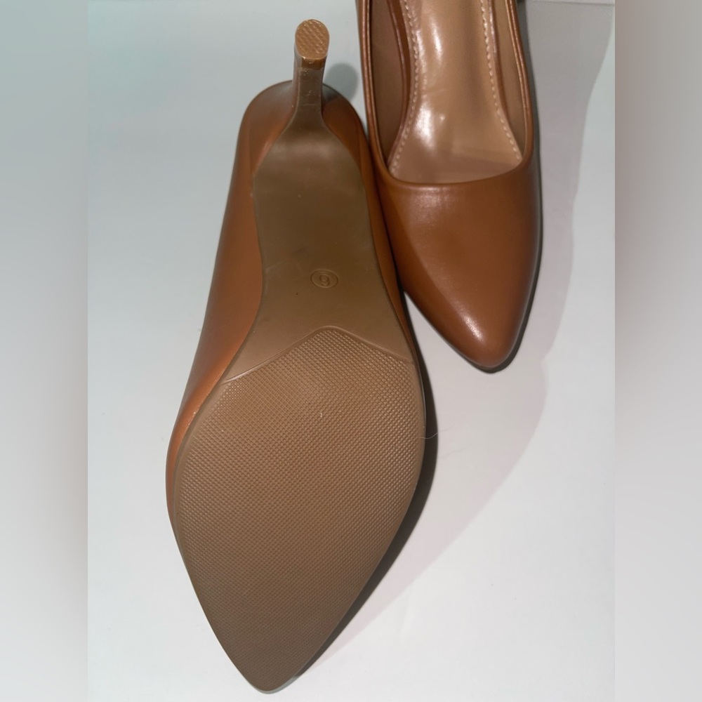 TRARY BROWN HIGH HEELS SIZE 6-7 - Picture 8 of 9